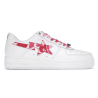 Bapesta Low "White ABC Camo Pink"