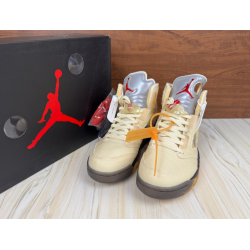 Off-White & Air Jordan 5 SP 'Sail'