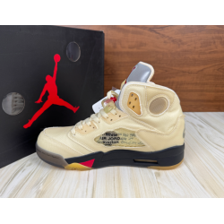 Off-White & Air Jordan 5 SP 'Sail'