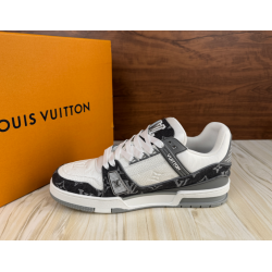 Louis Vuitton Trainer 'Monogram Denim - Grey'