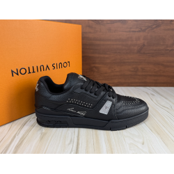 Louis Vuitton Trainer "Black Calf Leather"