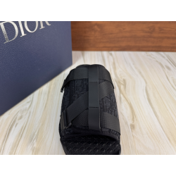Dior Alpha Sandal 'Dior Oblique - Black'