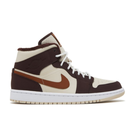 Air Jordan 1 Mid SE 'Cream Dark Chocolate'