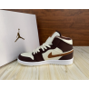 Air Jordan 1 Mid SE 'Cream Dark Chocolate'