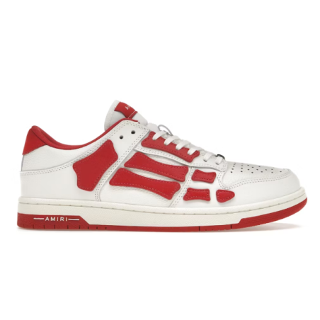 Amiri Skel Top Low 'White Red'