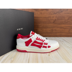 Amiri Skel Top Low 'White Red'