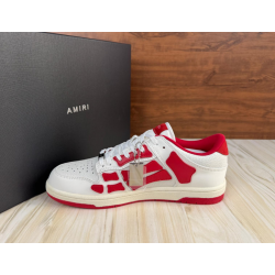 Amiri Skel Top Low 'White Red'