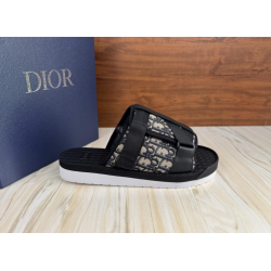 Dior Alpha Sandal 'Dior Oblique - Beige Black'