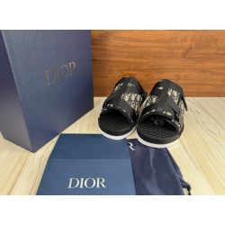 Dior Alpha Sandal 'Dior Oblique - Beige Black'