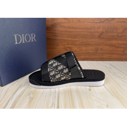 Dior Alpha Sandal 'Dior Oblique - Beige Black'