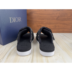 Dior Alpha Sandal 'Dior Oblique - Beige Black'