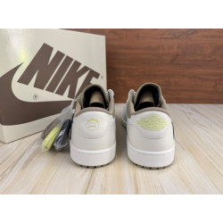 Travis Scott & Air Jordan 1 Low Golf 'Neutral Olive'