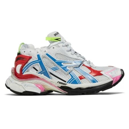 Balenciaga Runner Sneaker 'White Red Blue Pink'