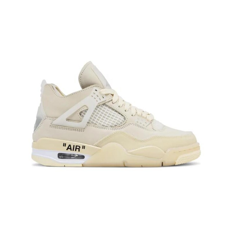 Off-White x  Air Jordan 4 Retro SP 'Sail'