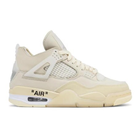 Off-White x  Air Jordan 4 Retro SP 'Sail'