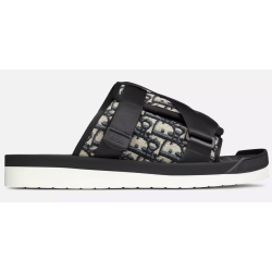 Dior Alpha Sandal 'Dior Oblique - Beige Black'