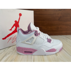 Air Jordan 4 White "Pink Oreo"