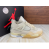 Off-White x  Air Jordan 4 Retro SP 'Sail'
