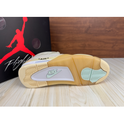 Off-White x  Air Jordan 4 Retro SP 'Sail'