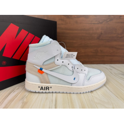 Off-White x Air Jordan 1 Retro High OG 'White' 2018