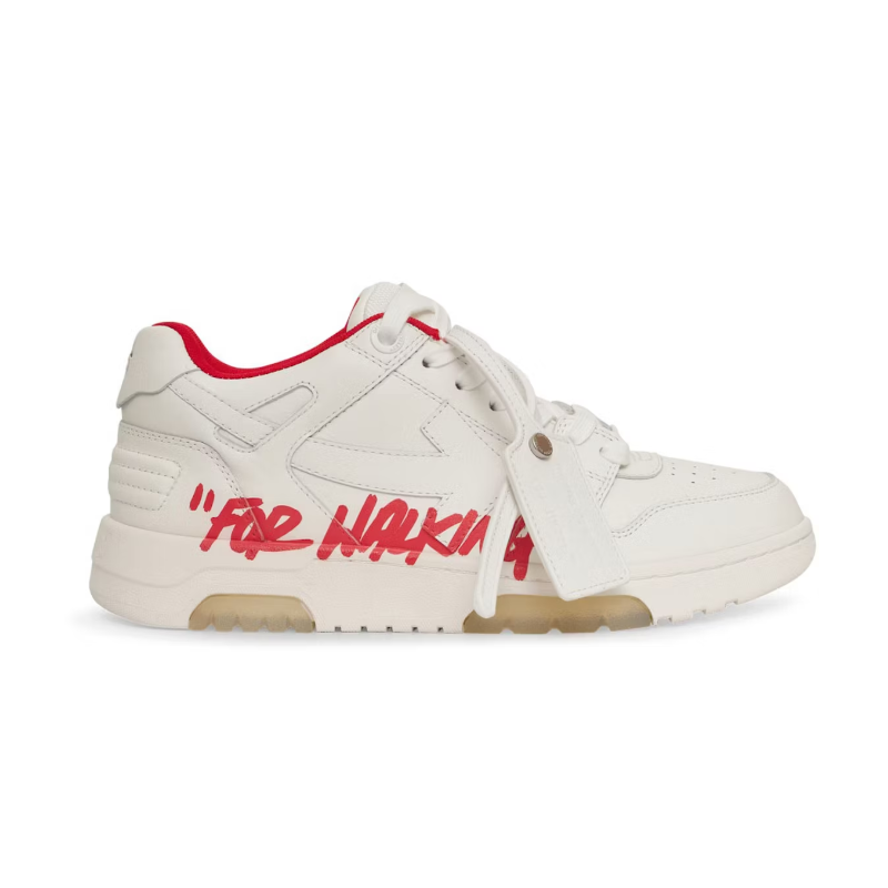 Off-White Out of Office 'For Walking - White Red' Off-White Out of Office 'For Walking - White Red'